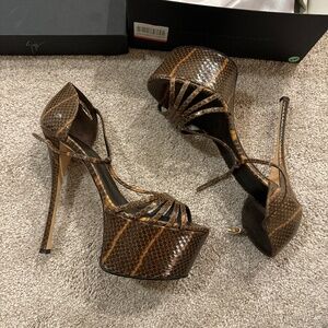 Giuseppe Zanotti snake platforms